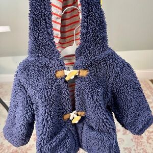 Boden Navy Toggle Jacket